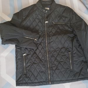 Men's Route 66 XL Black Quilted Jacket
